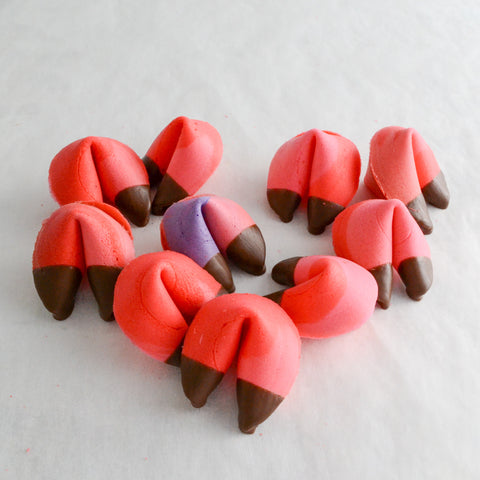 Boite de 12 Biscuits de fortune personnalisés - St-Valentin