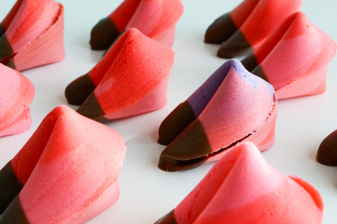 Boite de 12 Biscuits de fortune personnalisés - St-Valentin